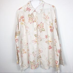 Harve Benard 2XL linen & cotton button down